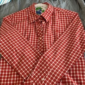 Lilly Pulitzer red check button down